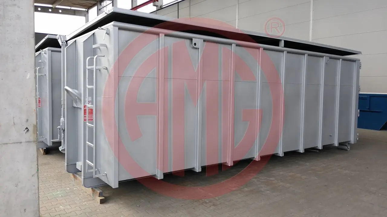 Grafika numer 2, Nazwa produktu: 38 m3 | L:7.0 Kontener rolkowy zamknięty