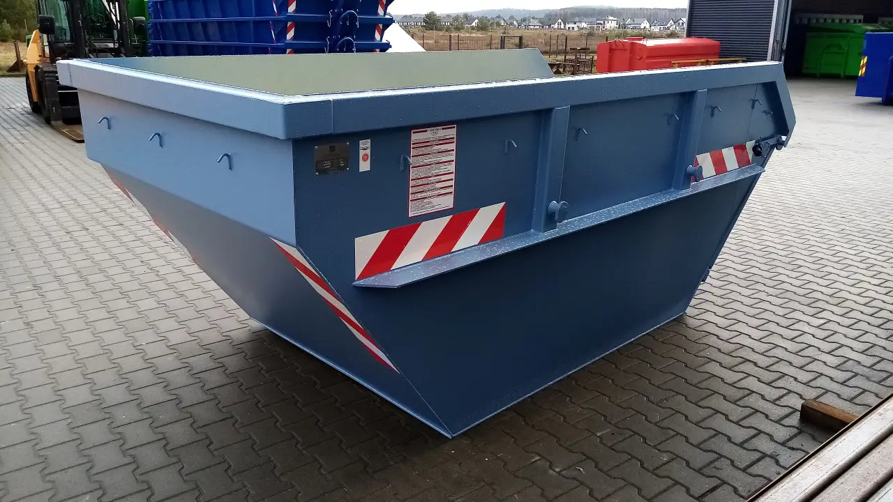 Grafika numer 2, Nazwa produktu: Mulda asymetryczna 7 m3 z Klapą